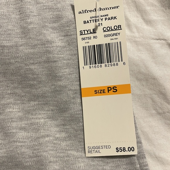 NWT - Alfred Dunner - Gray 3/4 Sleeve Floral Shirt - Petite Small - Picture 2 of 8